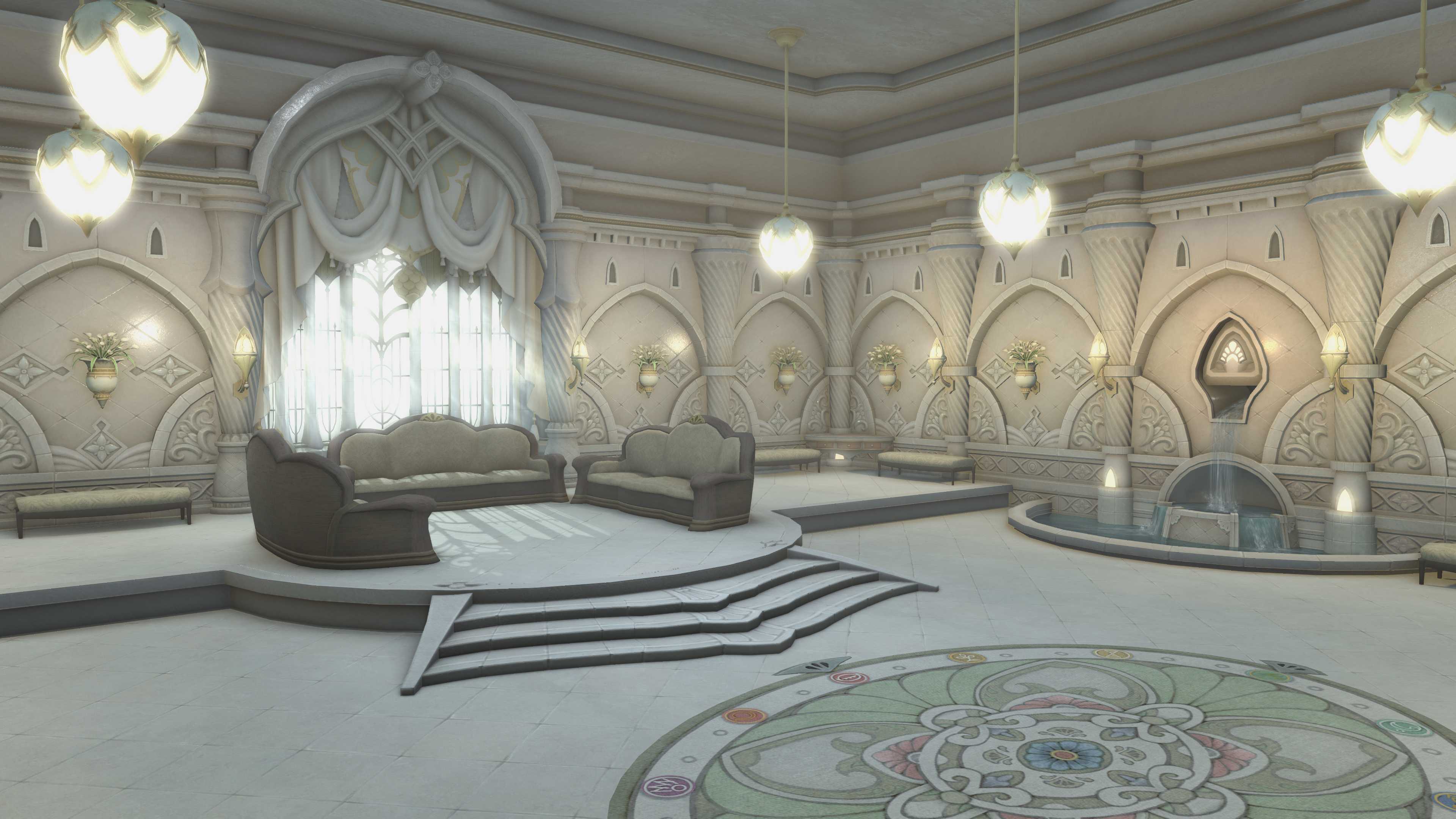 Salle d'attente des invités