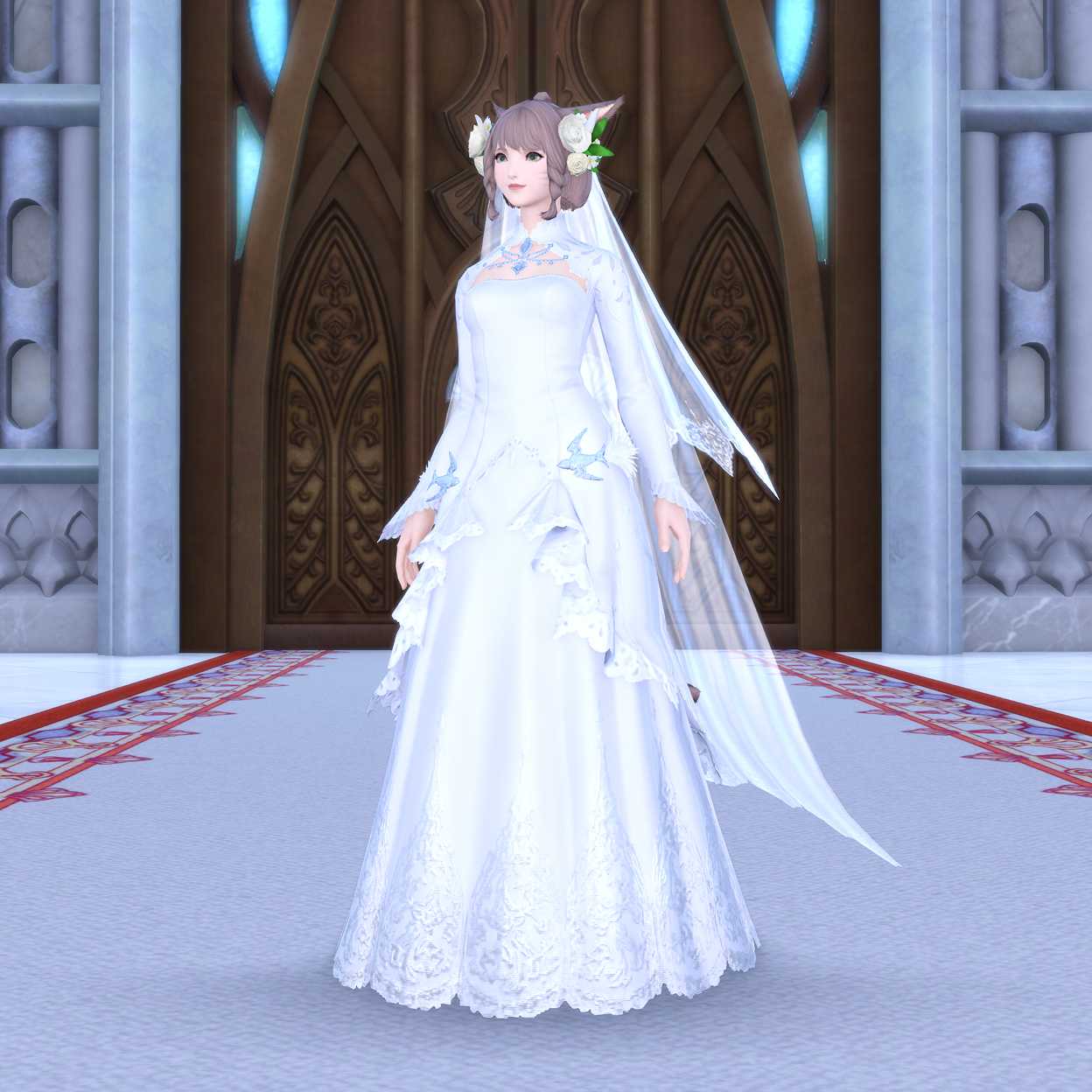 À l'intérieur de la chapelle d'ivoire