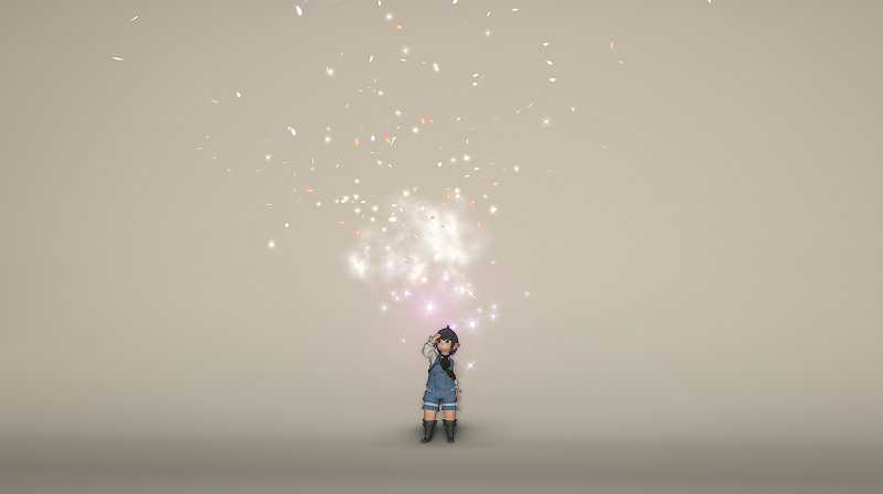 Prisme magique : pluie de pétales