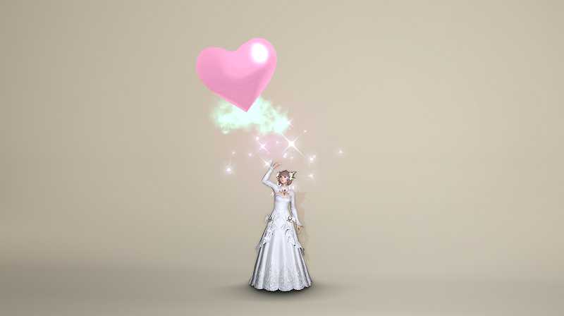 Prisme magique : ballon romantique