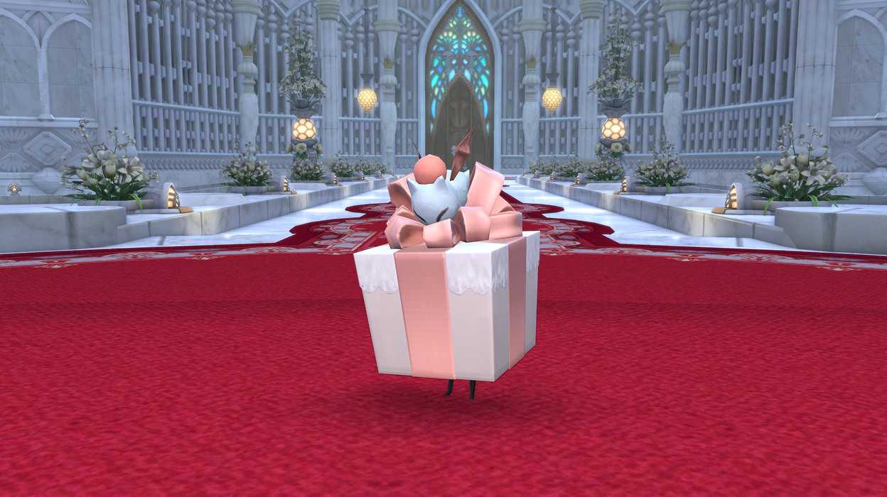 Mascotte "cadeau ambulant"